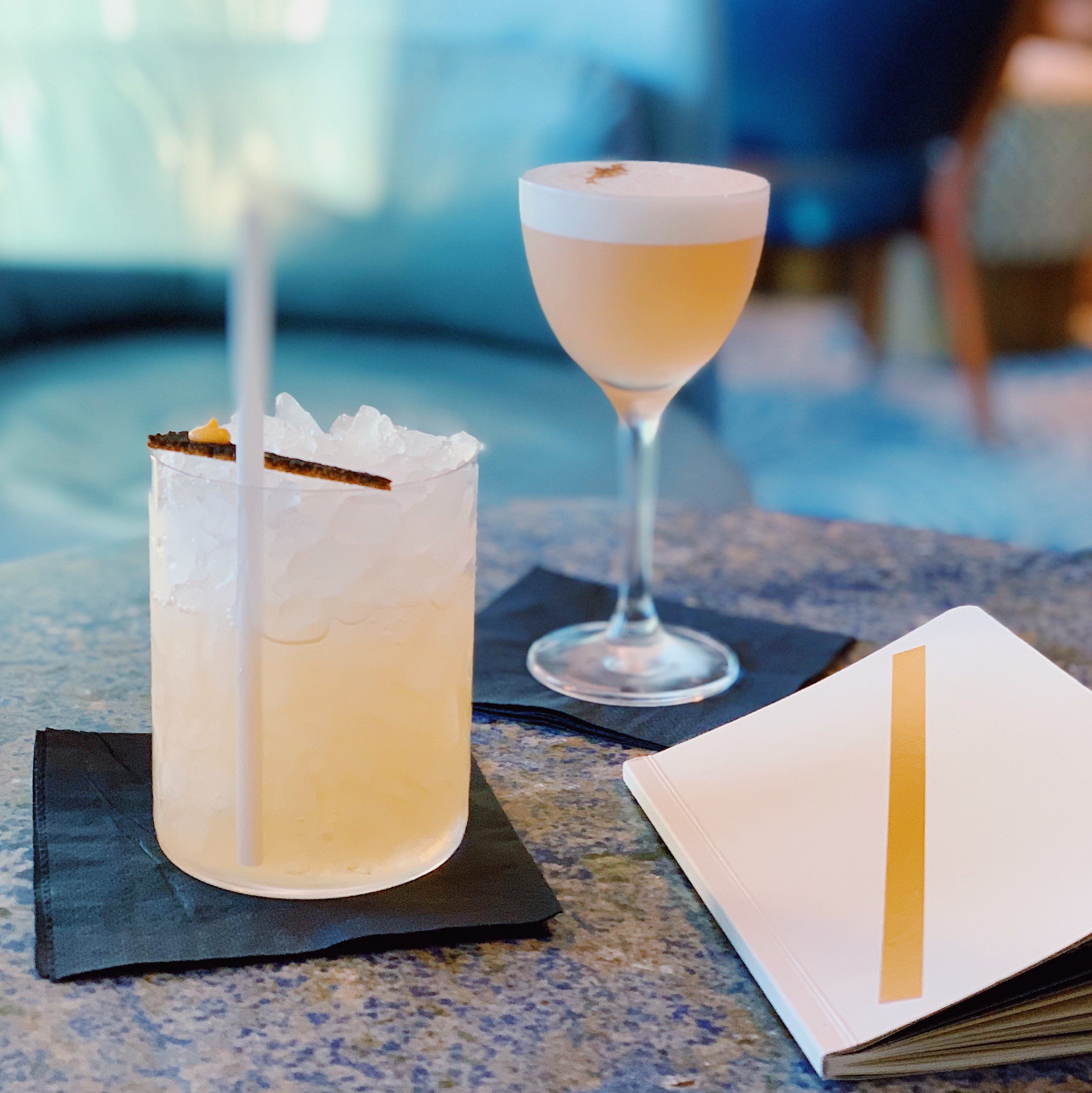 Beautiful shot of our cocktails at Lyaness taken by Katie Dean during her travels to London, United Kingdom