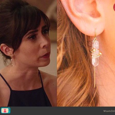 Fountain of Youth Earrings on NBC's 'A to Z'