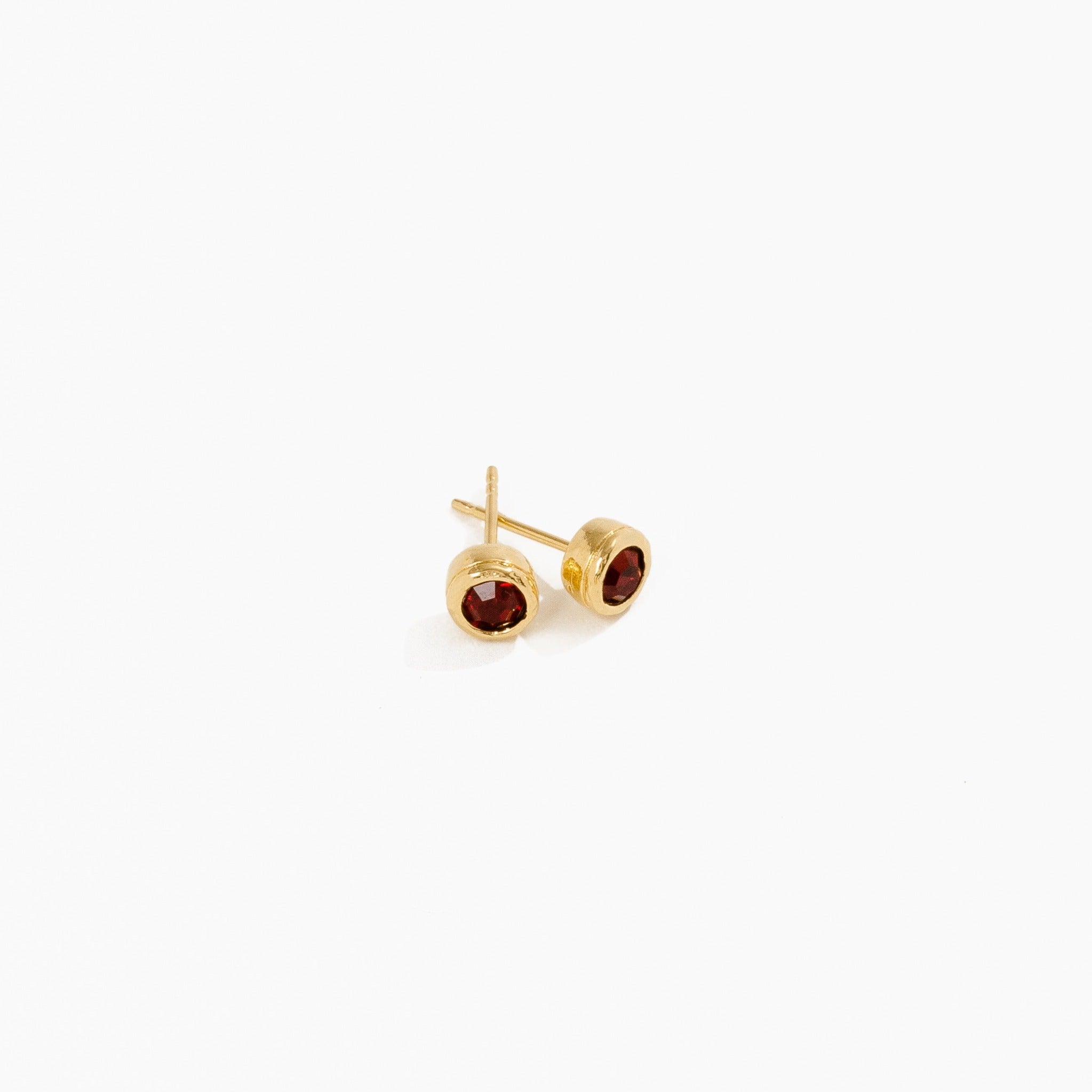 07 July Birthstone Studs by Katie Dean Jewelry made in America, hypoallergenic.