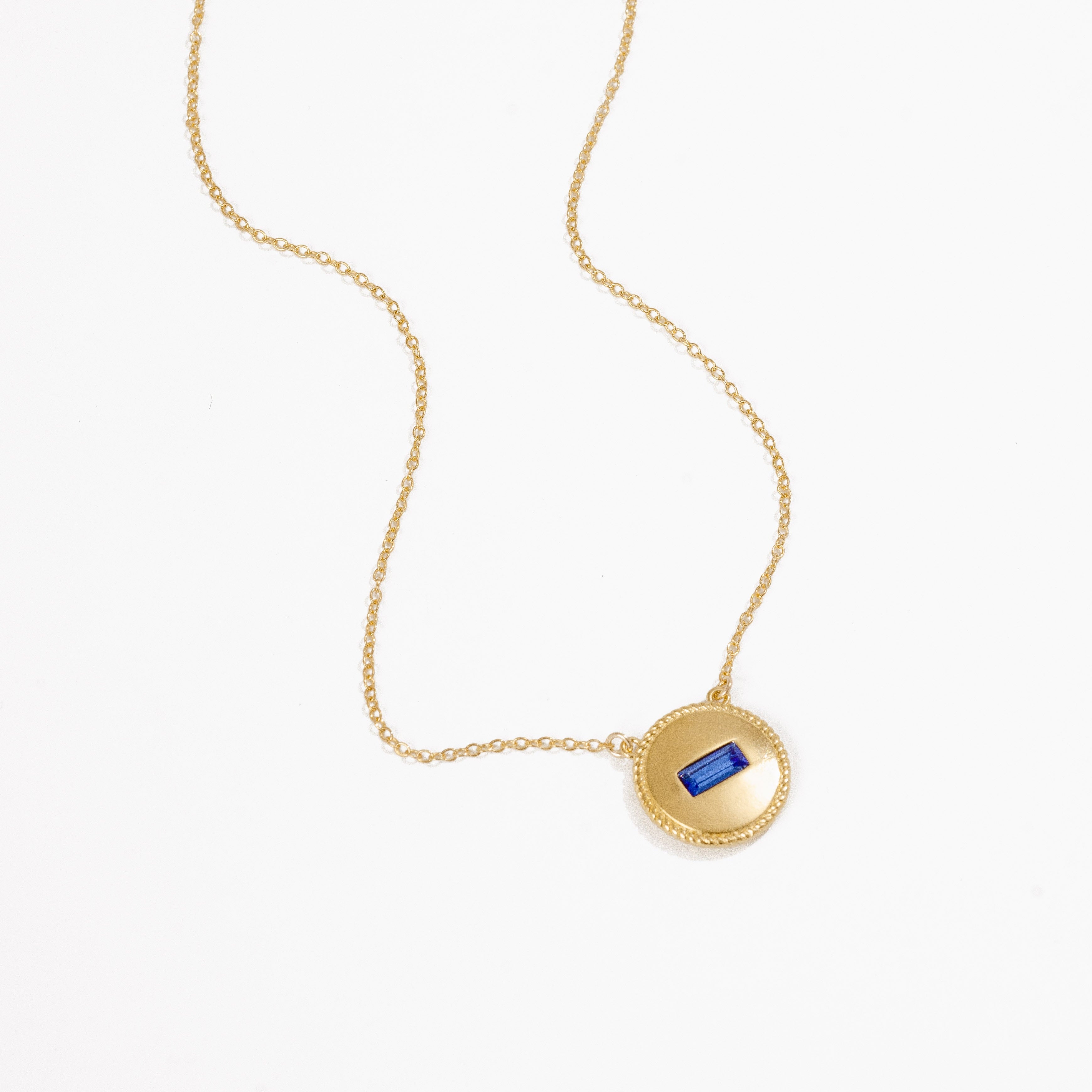 09 September Coin Birthstone Neckalce_ Madewell_x_Katie Dean Jewelry_3