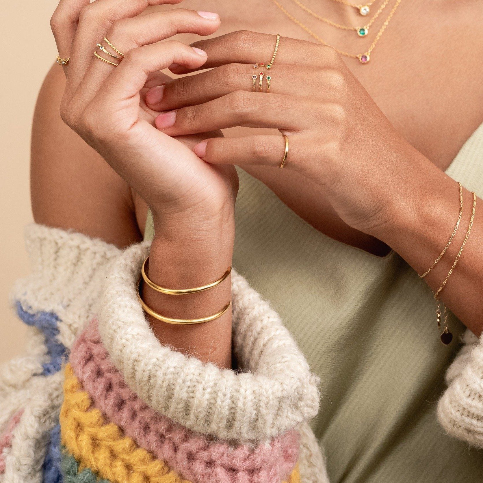 The Claw Cuff. It's perfect for the minimalist who wants to make a statement. Handmade in California by Katie Dean Jewelry.