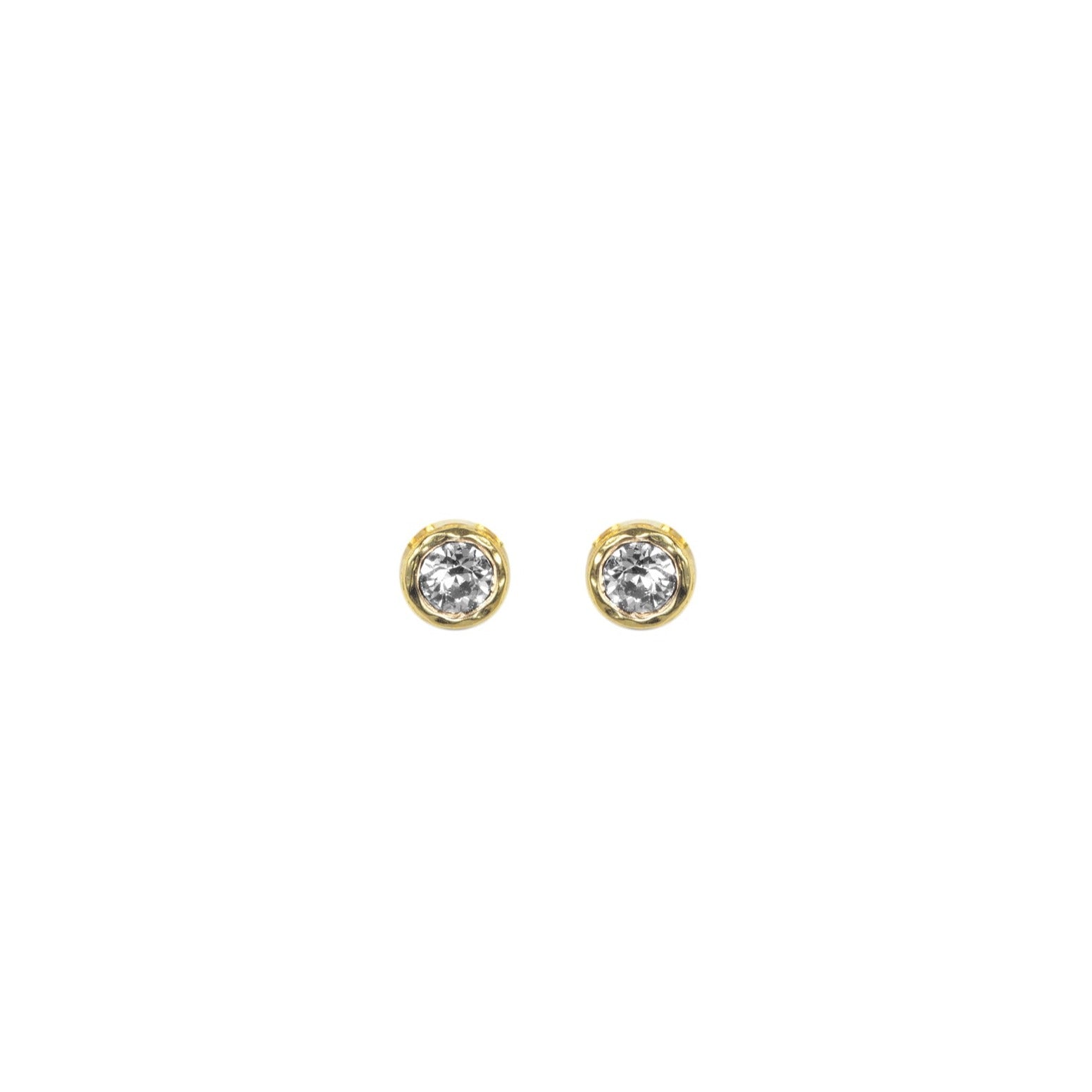 04 April Birthstone Stud Earrings, by Katie Dean Jewelry made in America