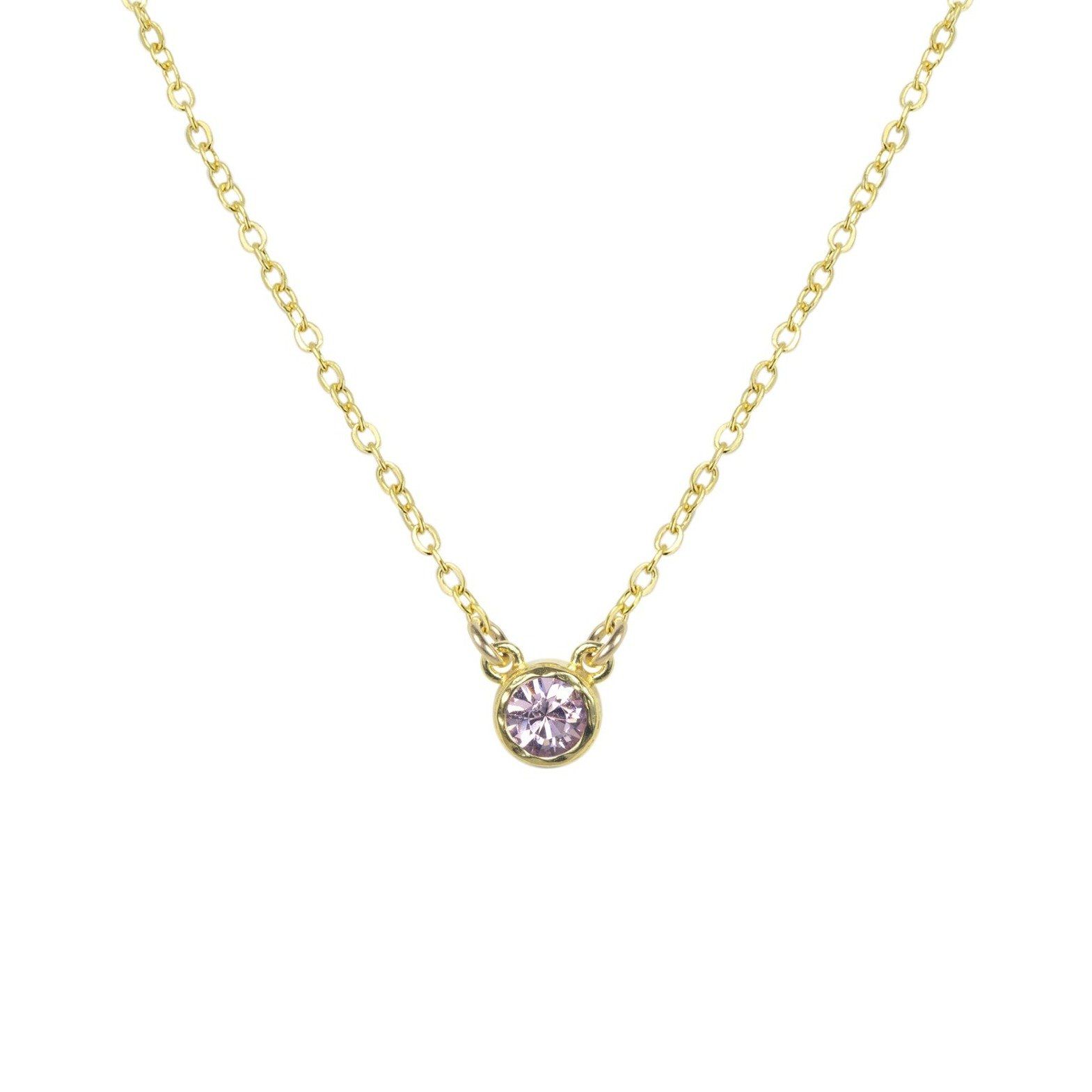 June Birthstone Necklace by Katie Dean Jewelry, Swarovski Crystal in light amethyst lavender purple