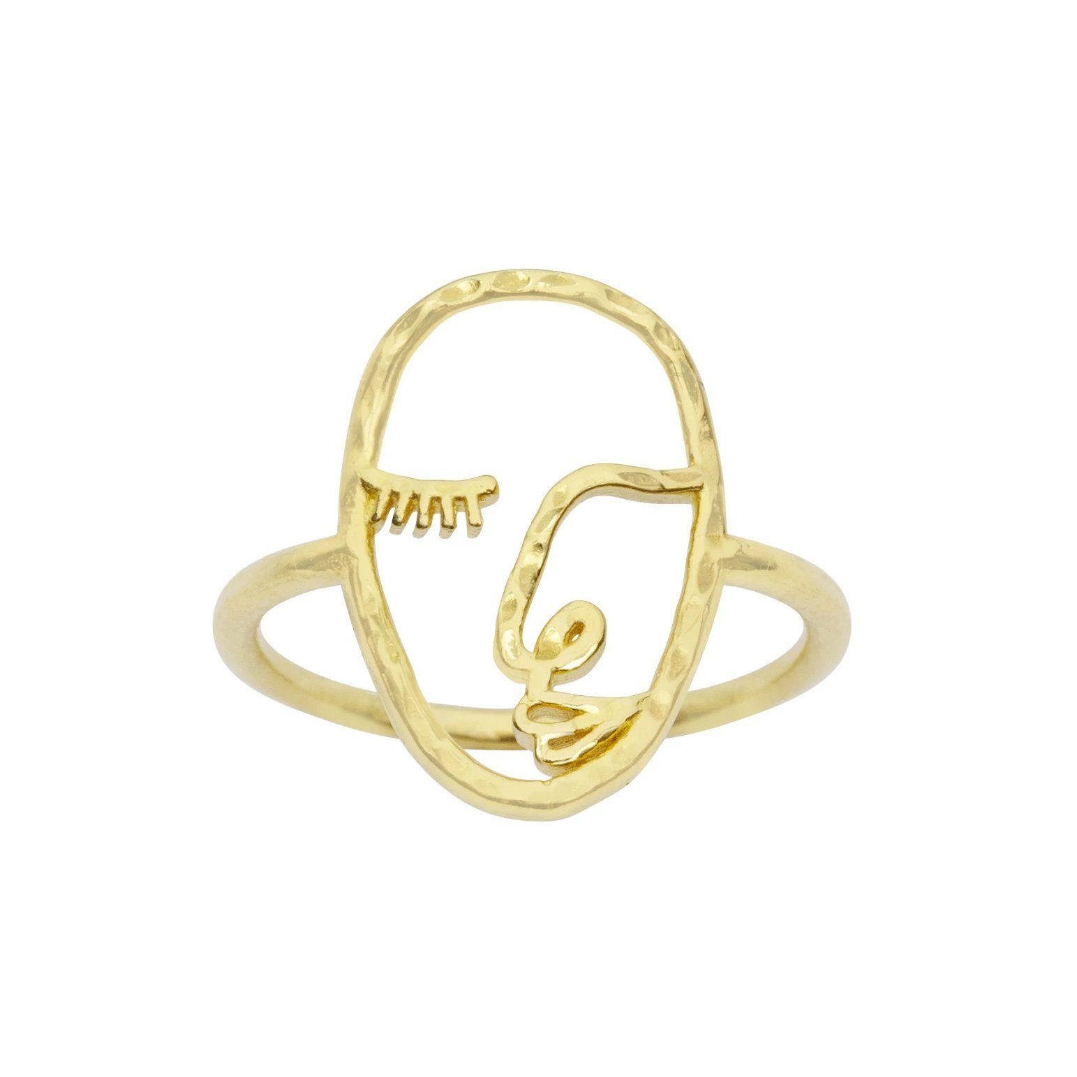Inspired by art that focuses around the human form, the Artist Face Ring is a bit more eclectic than the rest of our collection while staying true to our dainty, feminine vibe while holding its own ethereal, artsy twist.