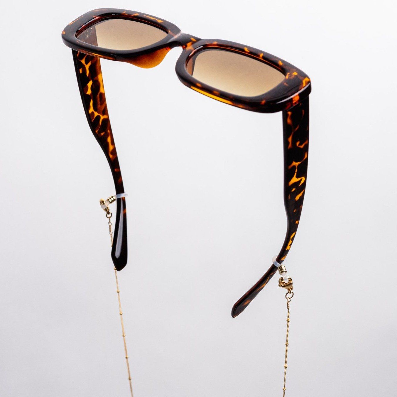Gold Beaded Eyewear Chain by Katie Dean Jewelry