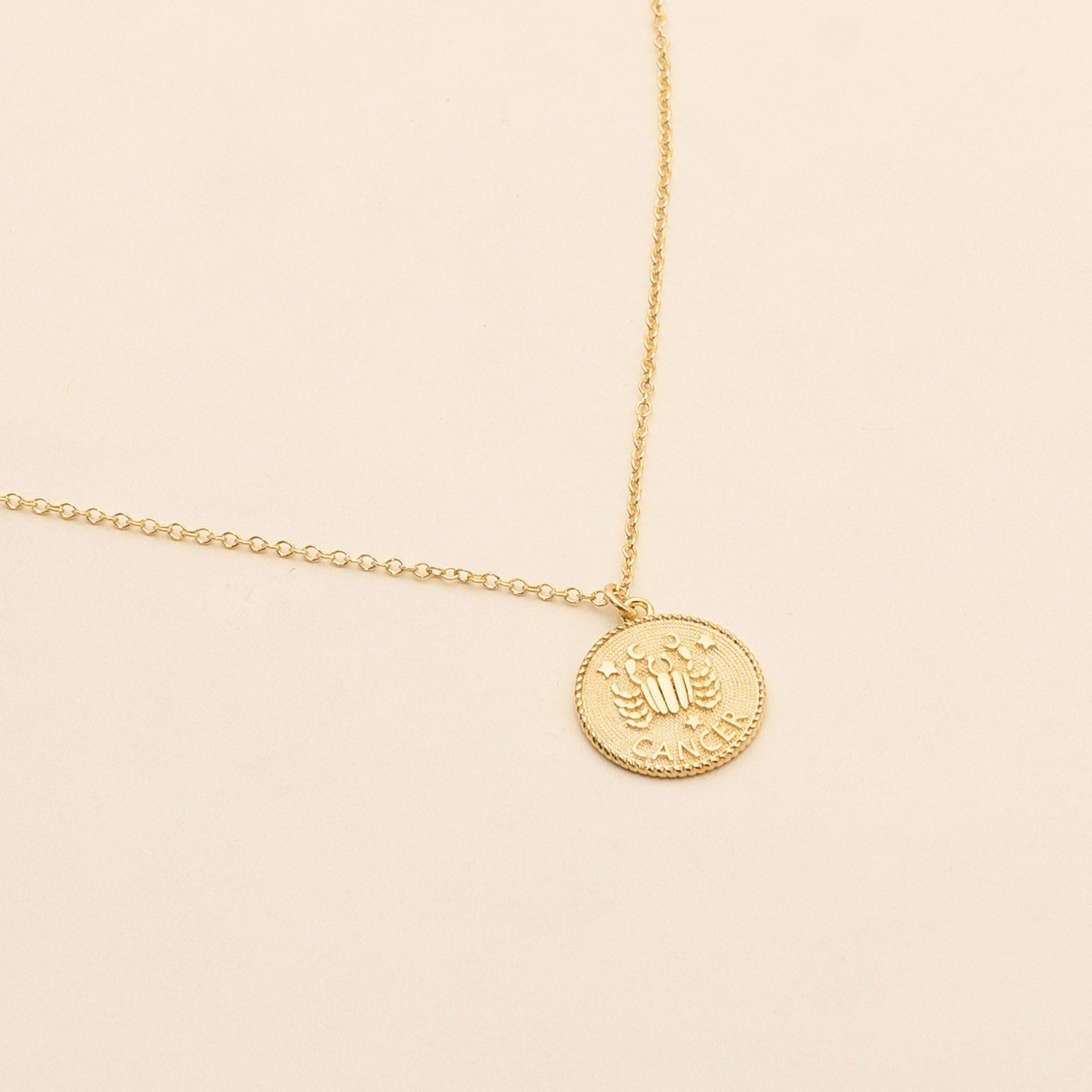 Cancer Zodiac Necklace_Katie Dean Jewelry