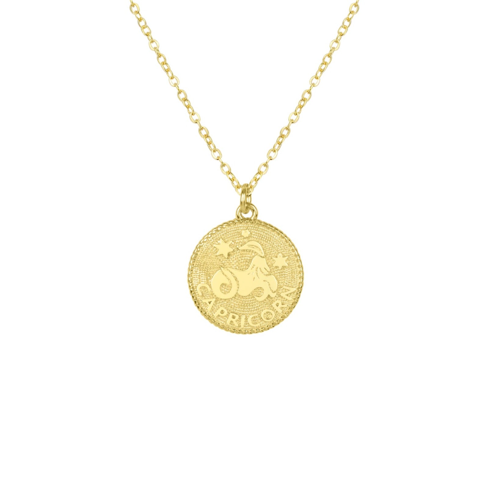 Capricorn Zodiac Necklace_Dec 22-Jan 19_Katie Dean Jewelry_horoscope sign_Zodiac Collection, dainty handmade necklaces by Katie Dean Jewelry