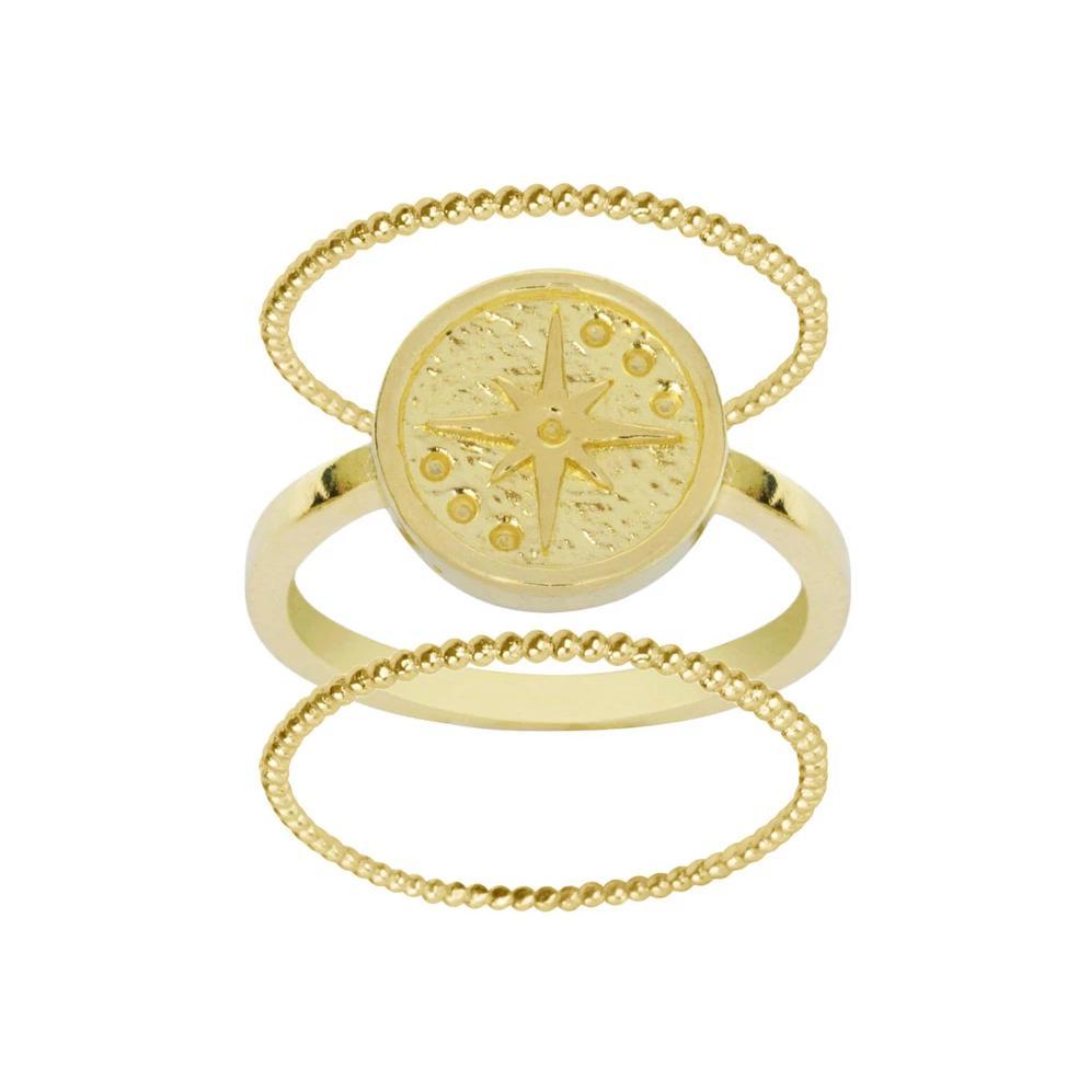 The Celestial Ring Stack. Bringing the star power to your everyday. Handmade in California by Katie Dean Jewelry.