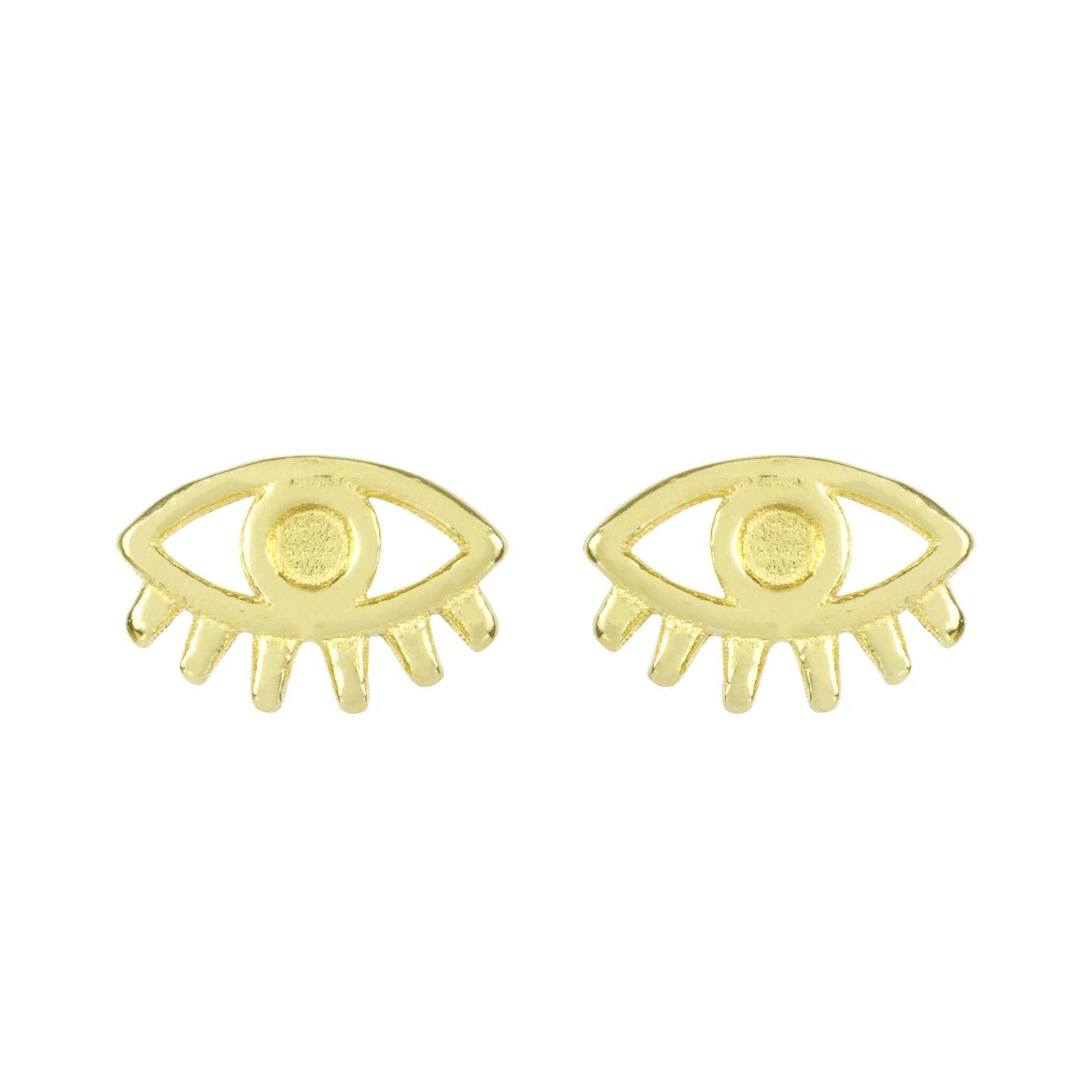 Good vibes. Lucky charm. Protector of evil spirits. No matter which way you put it, the Evil Eye Stud Earrings are a good omen and carries only well wishes along with it.