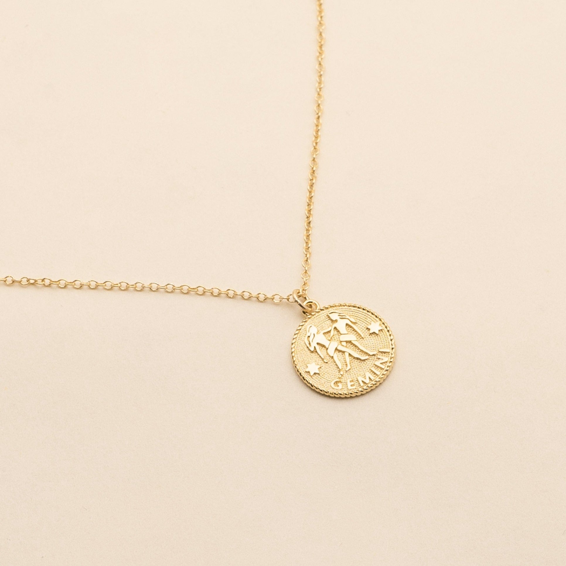 Gemini Zodiac Necklace_Katie Dean Jewelry