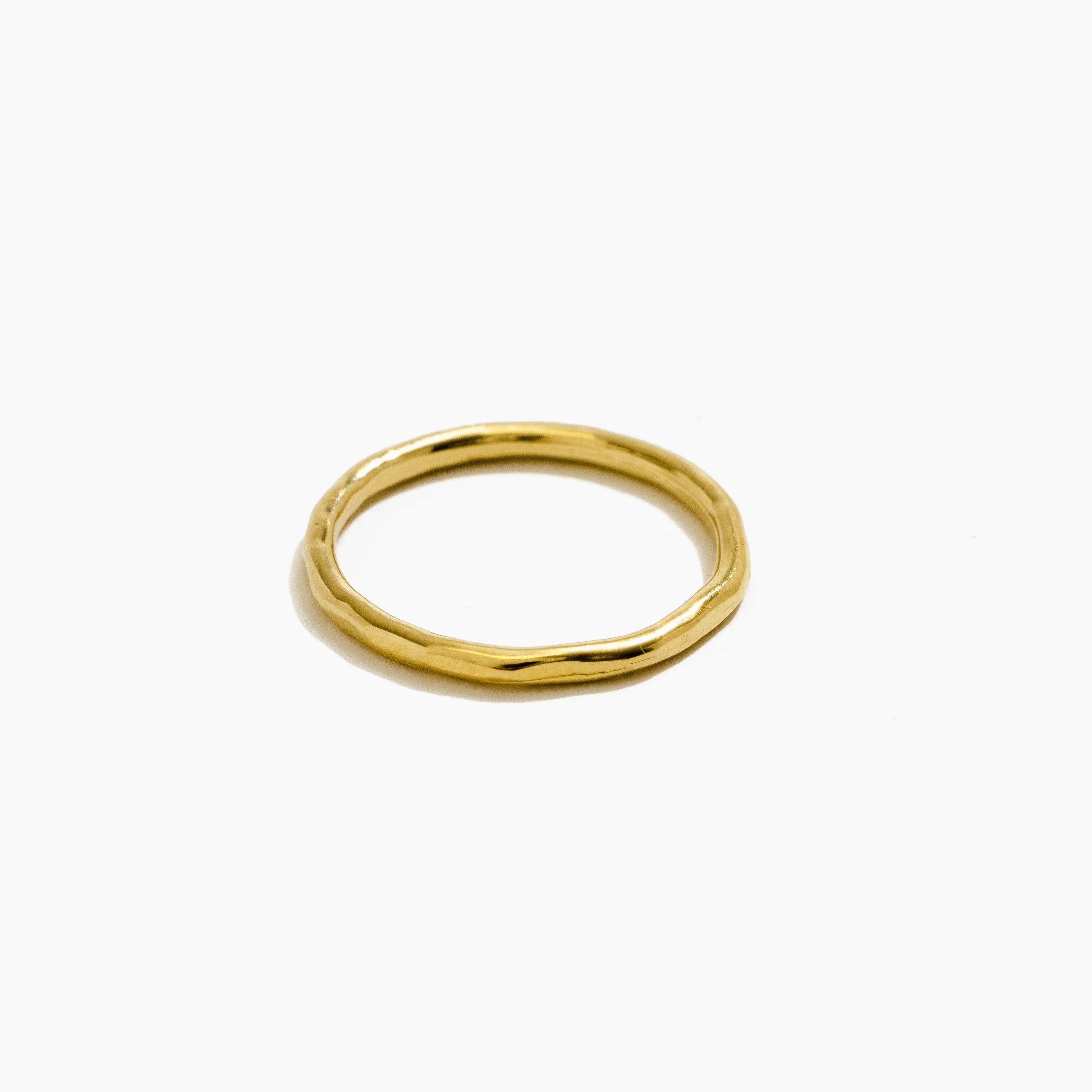 Hammered Band Ring by Katie Dean Jewelry made in America