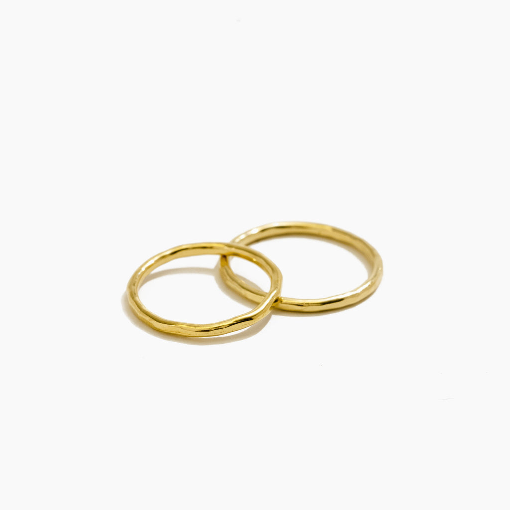 Hammered Band Ring by Katie Dean Jewelry made in America