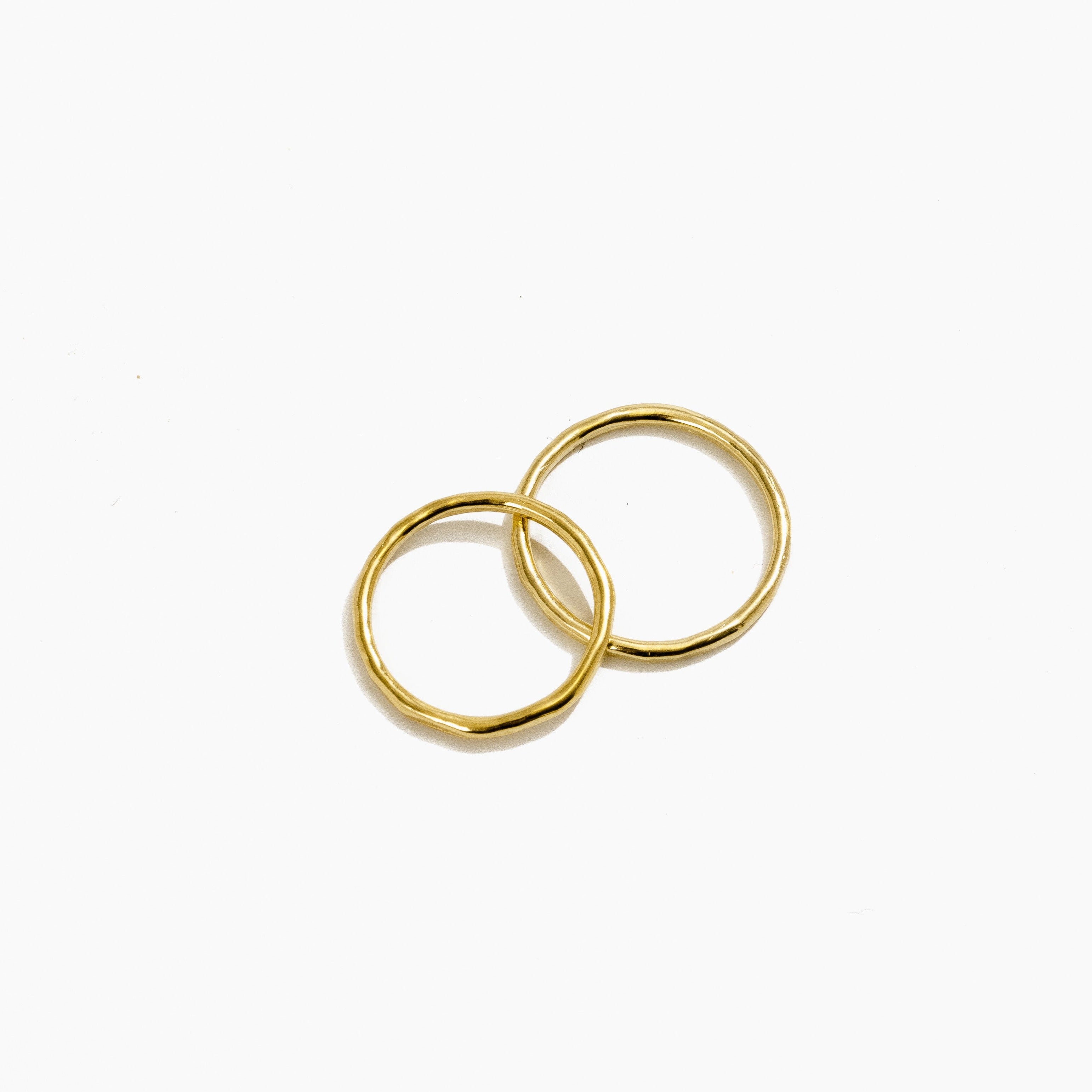 Hammered Band Ring by Katie Dean Jewelry made in America