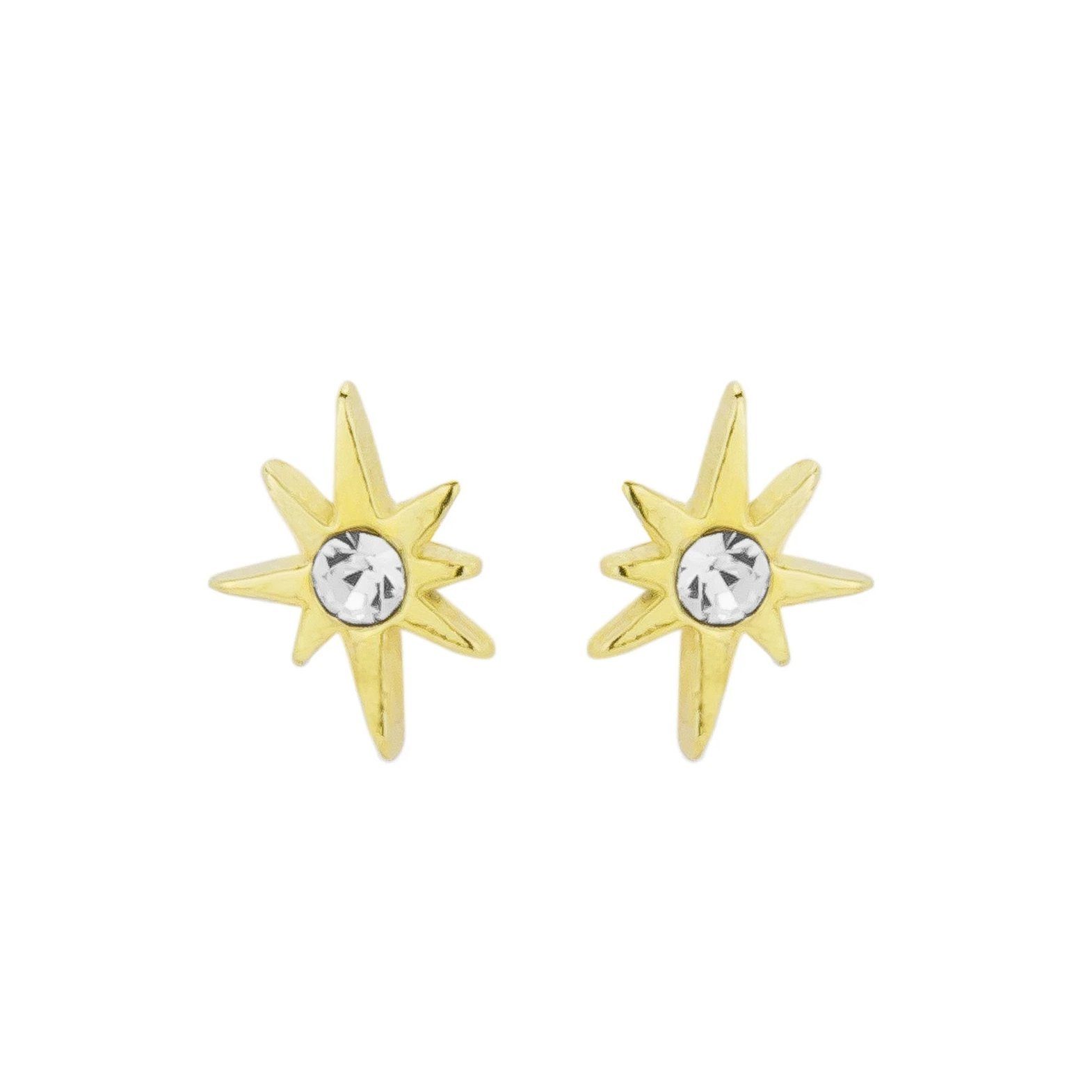 Star light star bright, first studs I see tonight! Your wish is our command with these beautiful, dainty starburst stud earrings. Plus, they're a best seller. Handmade in California by Katie Dean Jewelry. Nickel free and hypoallergenic.