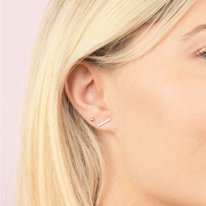 For those days when you want to keep it simple. Hello, Minimalist Earring Set. Handmade in California. Nickel free and hypoallergenic.