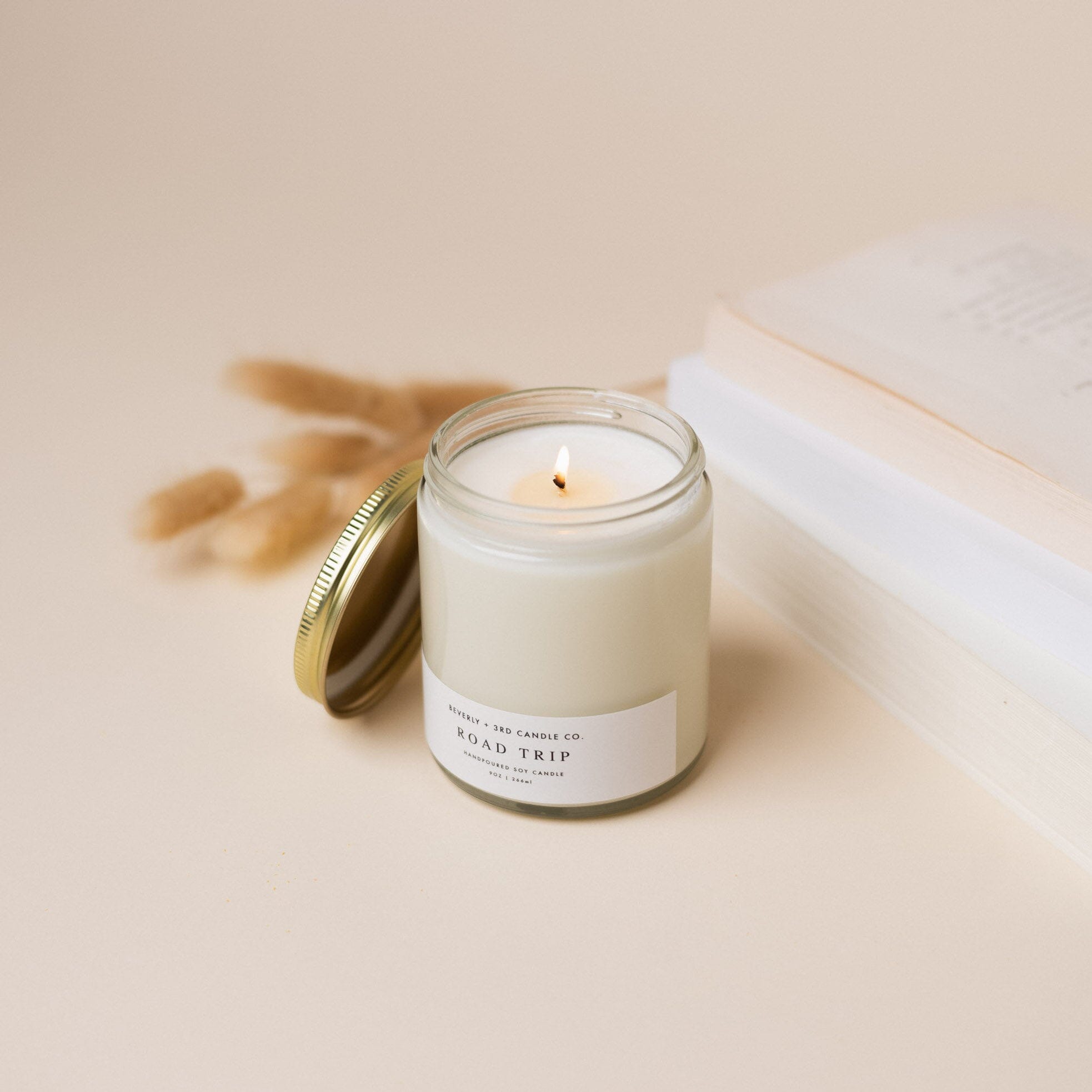 The Road Trip candle, its hitting the open road with the windows rolled down, the breeze blowing through your hair, laughter, and some of your favorite memories. Road Trip captures the fresh aroma of flowers, green leaves, a hint of aloe and agave.
