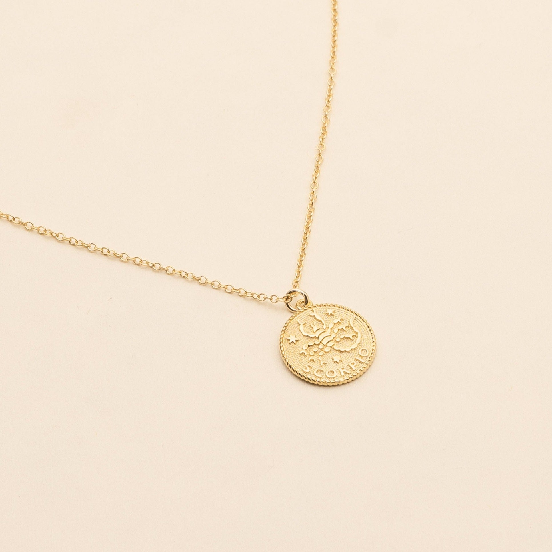 Scorpio Zodiac Necklace_Katie Dean Jewelry