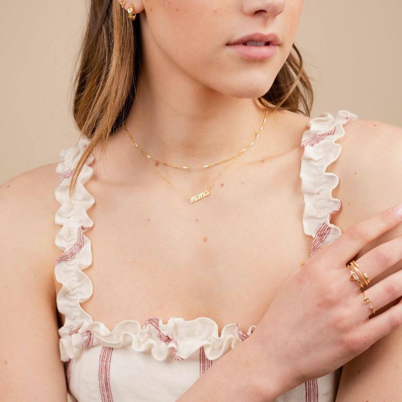 Silver and Gold Choker made by Katie Dean Jewelry