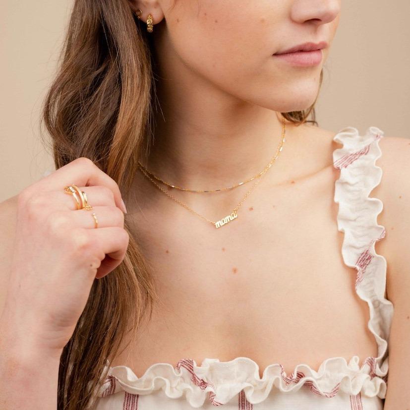 Silver and Gold Choker made by Katie Dean Jewelry