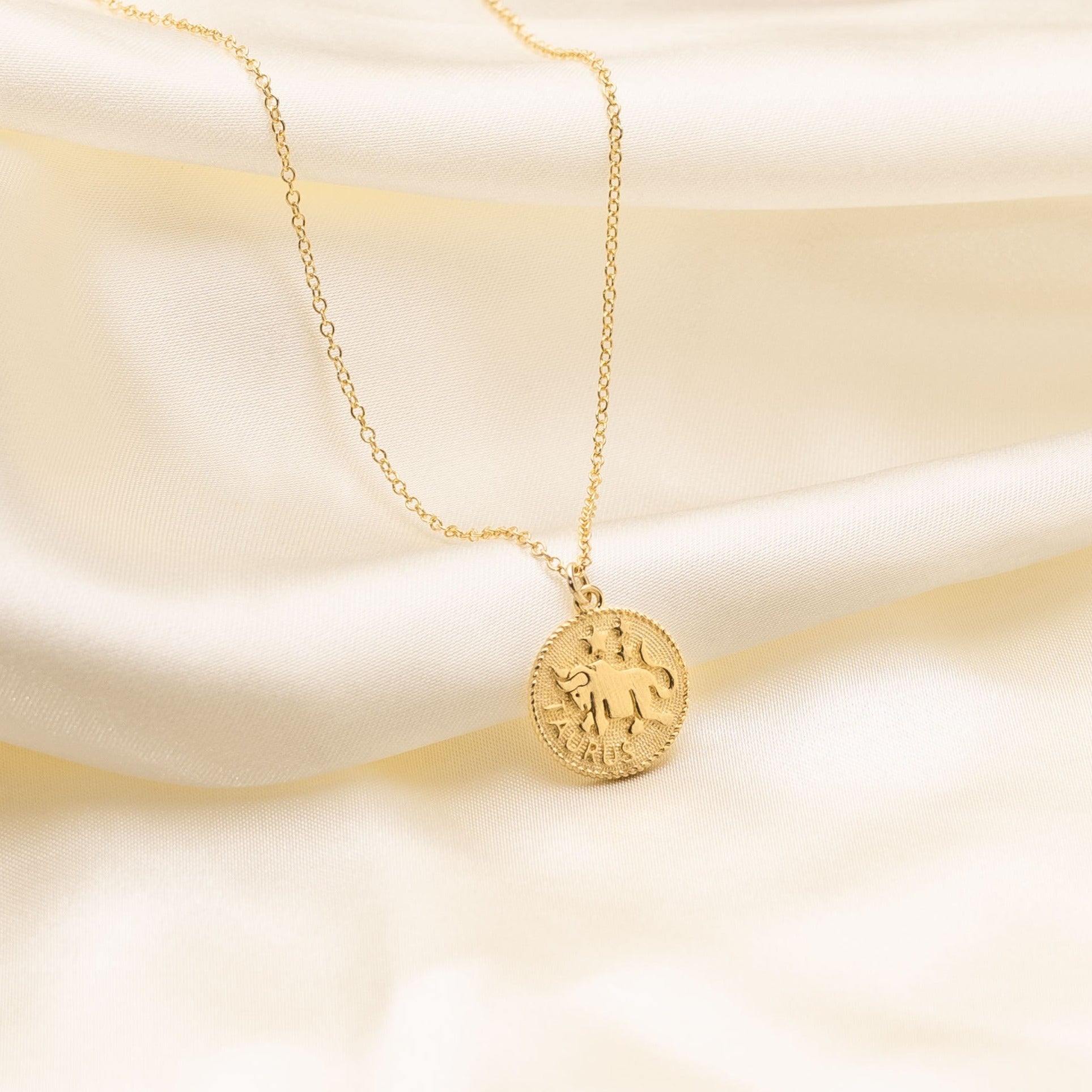 Taurus Zodiac Necklace_Apr 21-May 20_Katie Dean Jewelry_horoscope sign_Zodiac Collection, dainty handmade necklaces by Katie Dean Jewelry