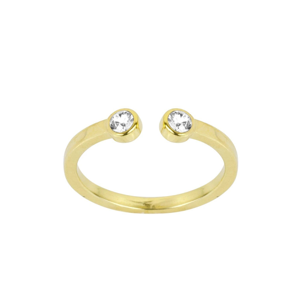 Katie Dean Jewelry Figaro Chain Ring - Gold - 8