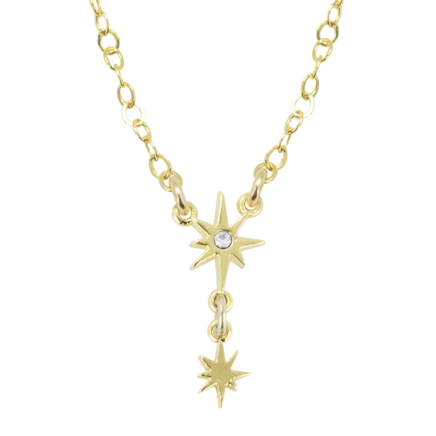 Star light star bright, first necklace I see tonight! Your wish is our command with this sparkly one! Handmade in California by Katie Dean Jewelry.