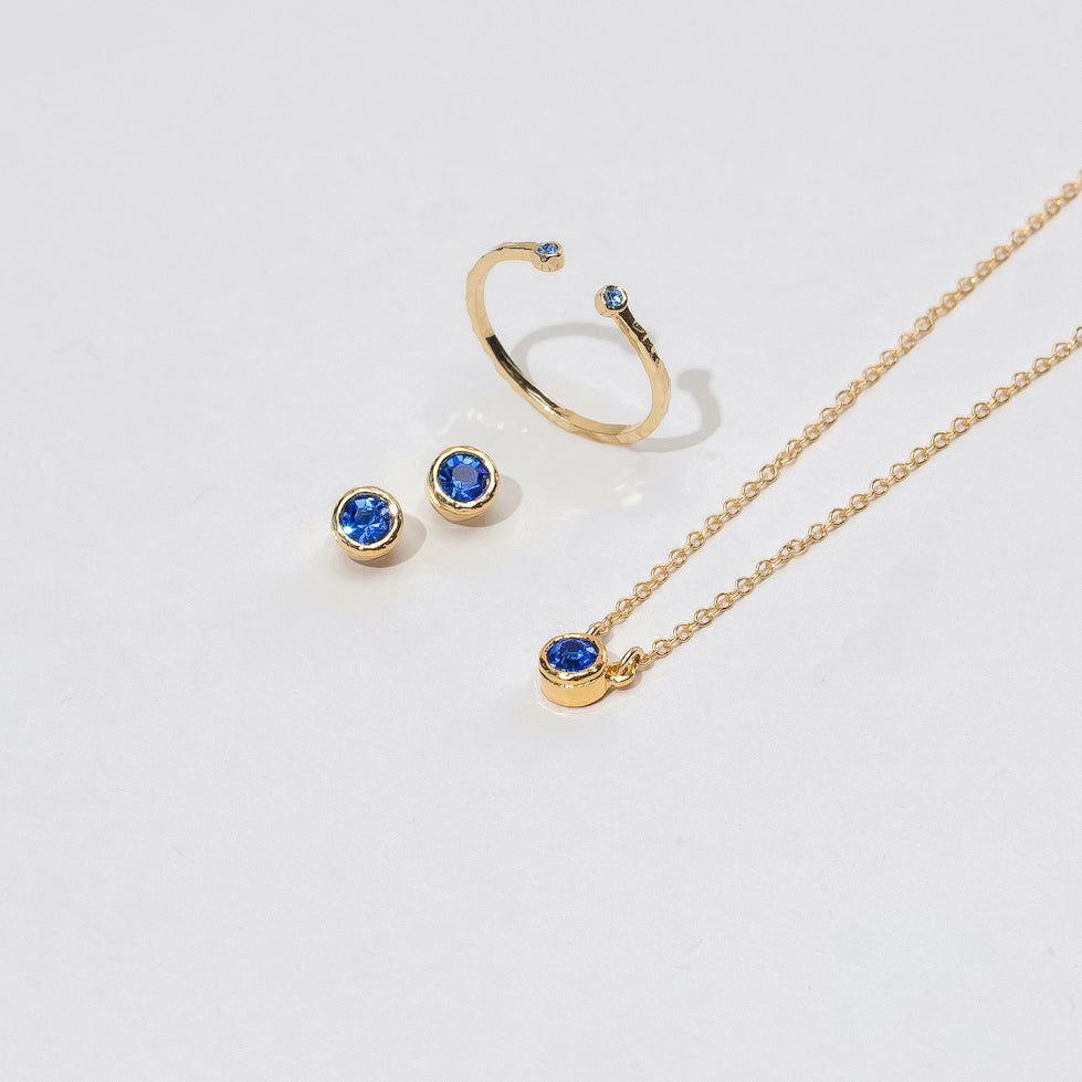 09 September Birthstone Collection_handmade in America by Katie Dean Jewelry