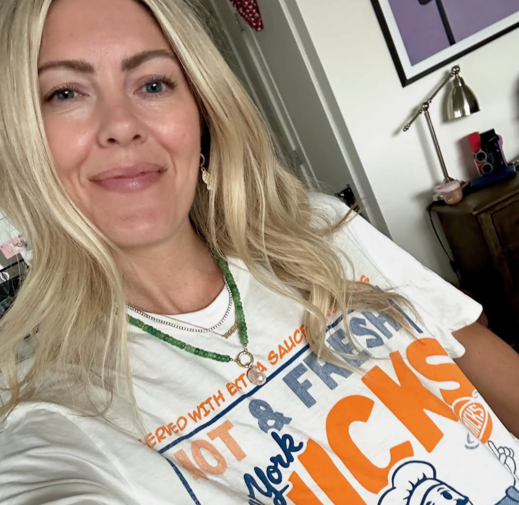 Katie Dean wearing Katie Dean Jewelry