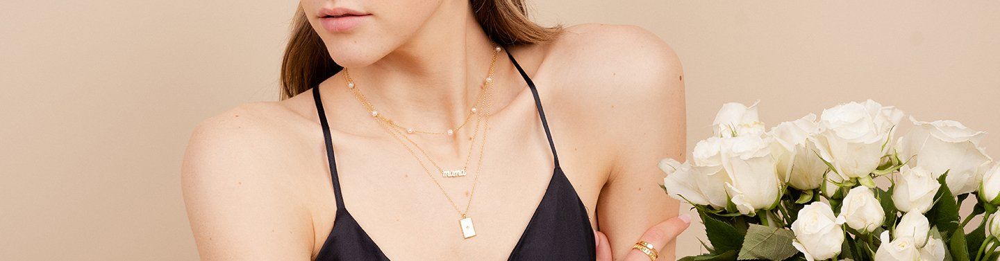 Wedding Collection 2021 Category Banner with Roses, Katie Dean Jewelry handmade in America