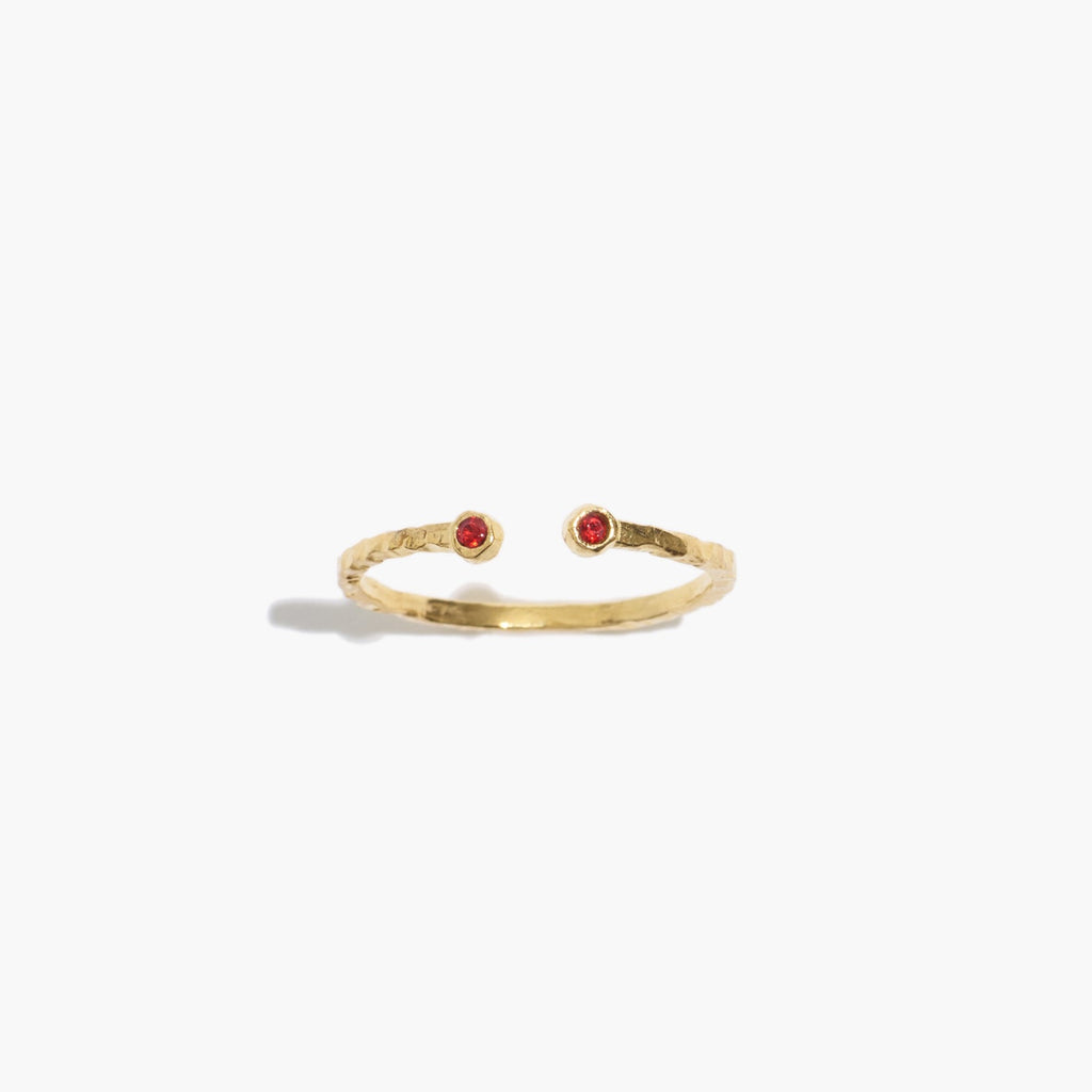 1 January Birthstone Ring_Katie Dean Jewelry made in America