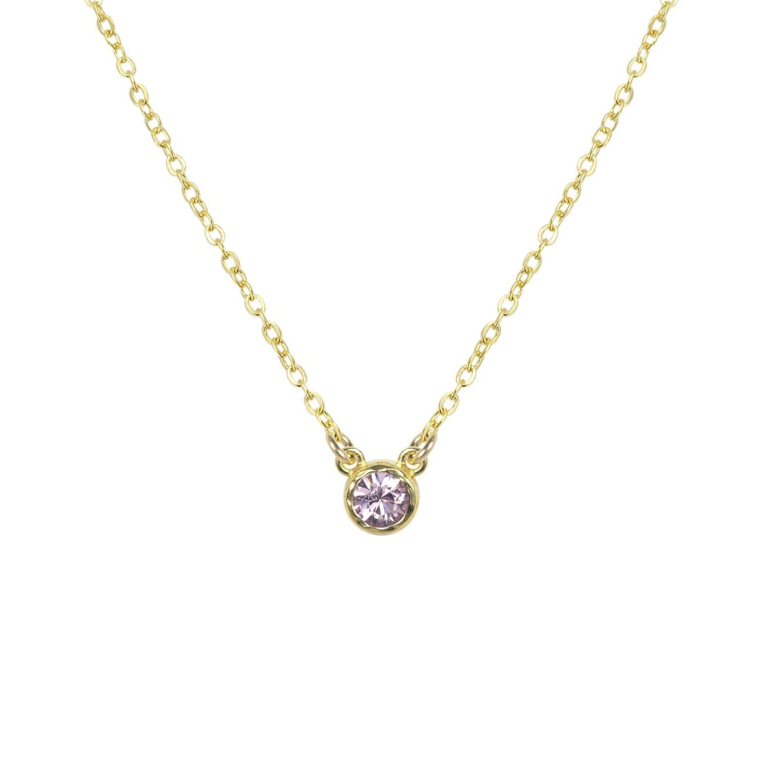 June Birthstone Necklace by Katie Dean Jewelry, Swarovski Crystal in light amethyst lavender purple