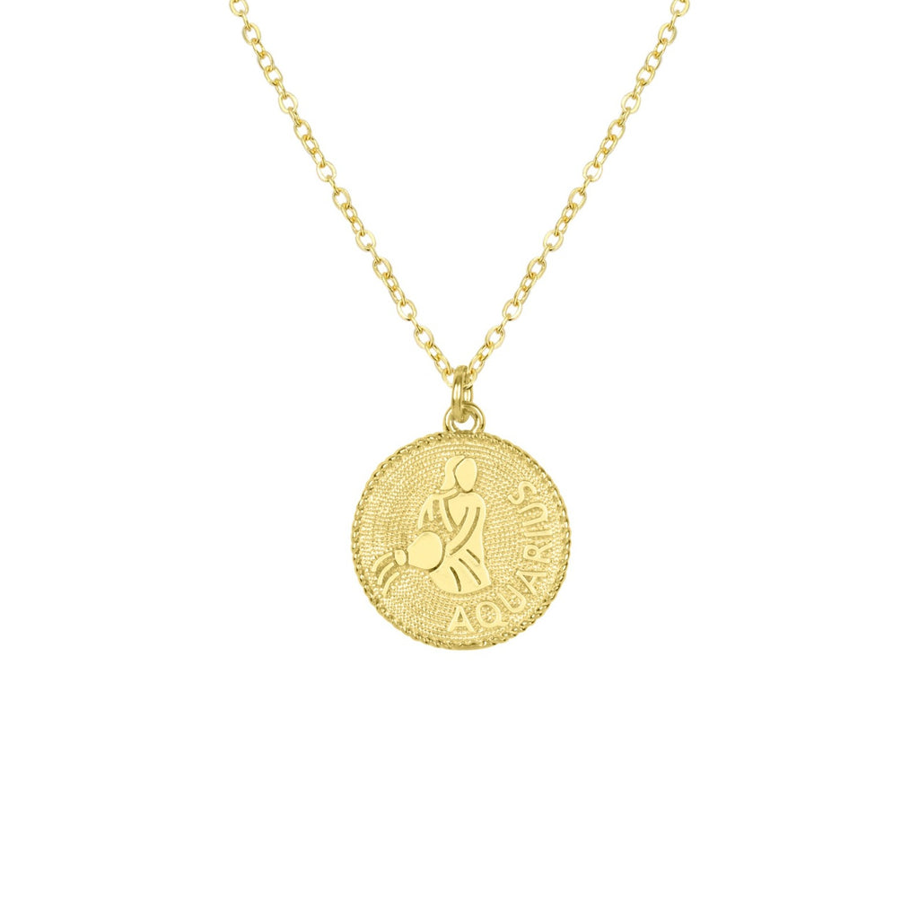 Aquarius Zodiac Necklace_Jan 20-Feb 19_Katie Dean Jewelry