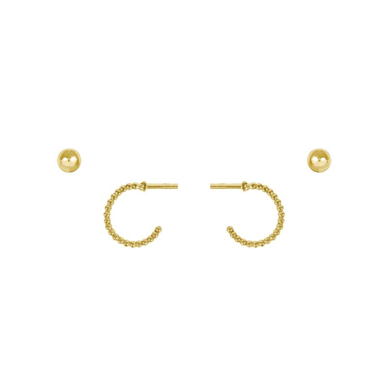 Amazon.com: Gold Hoop Earrings Set for Women, 6 Pairs 14K Gold Plated  Lightweight Hypoallergenic Chunky Open Hoops Jewelry for Gift: Clothing,  Shoes & Jewelry