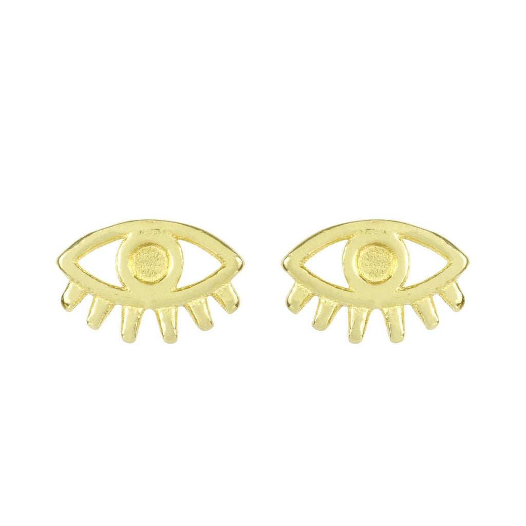 Good vibes. Lucky charm. Protector of evil spirits. No matter which way you put it, the Evil Eye Stud Earrings are a good omen and carries only well wishes along with it.