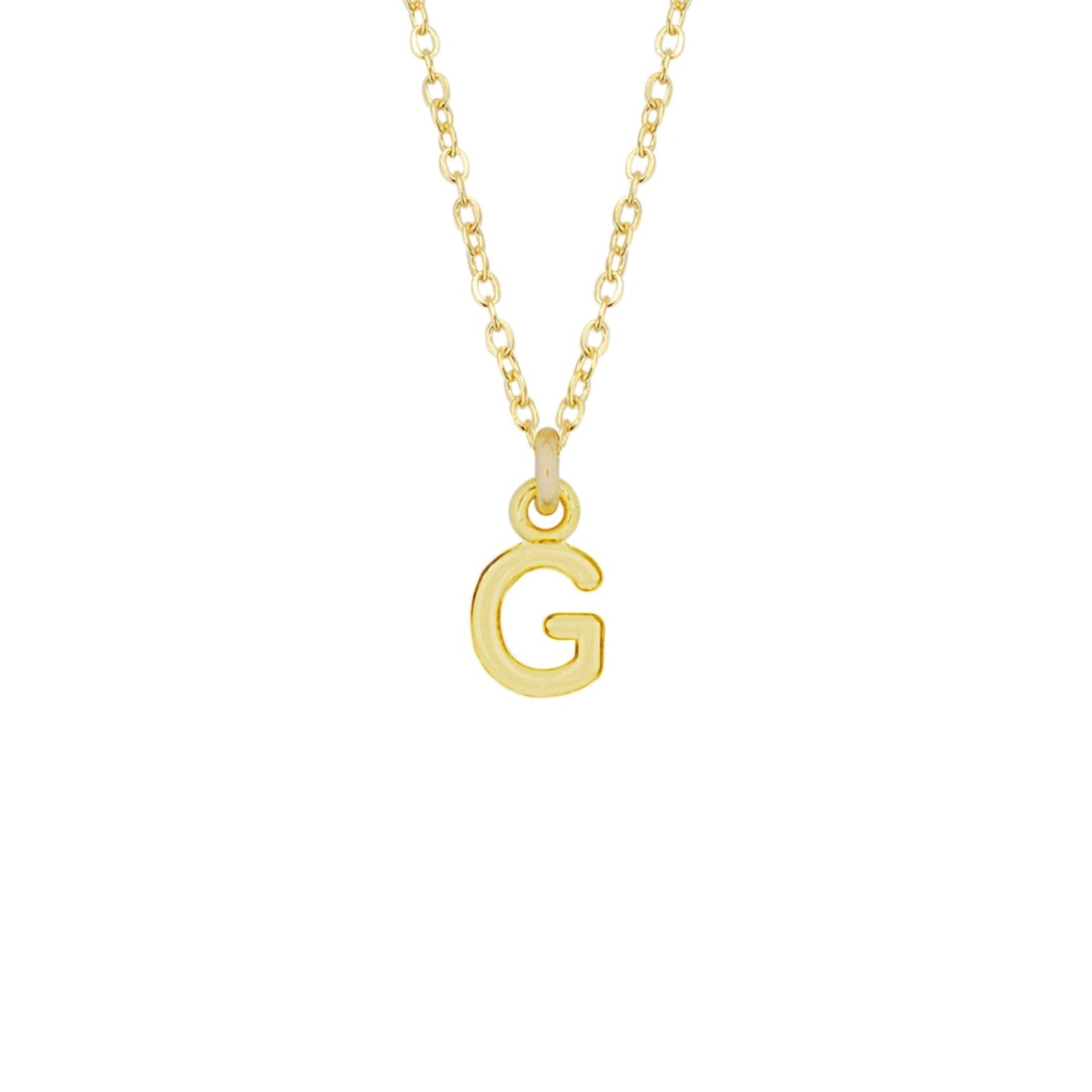 Big Initial G Necklace in 18k Gold Plating over 925 Sterling Silver |  JOYAMO - Personalized Jewelry