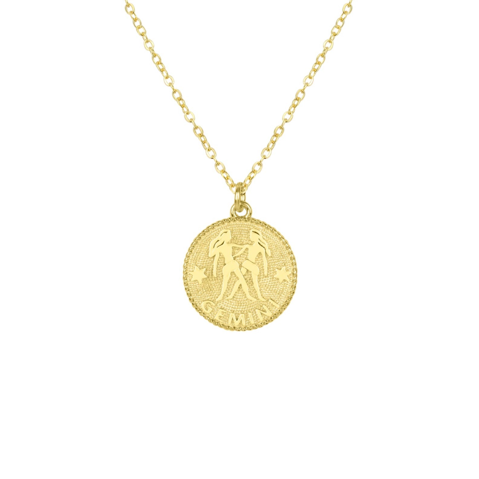 Gemini Zodiac Necklace_May 21-June 20_Katie Dean Jewelry_horoscope sign_Zodiac Collection, dainty handmade necklaces by Katie Dean Jewelry