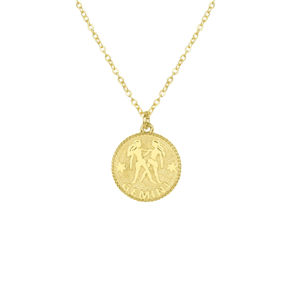Gemini Zodiac Necklace_May 21-June 20_Katie Dean Jewelry_horoscope sign_Zodiac Collection, dainty handmade necklaces by Katie Dean Jewelry
