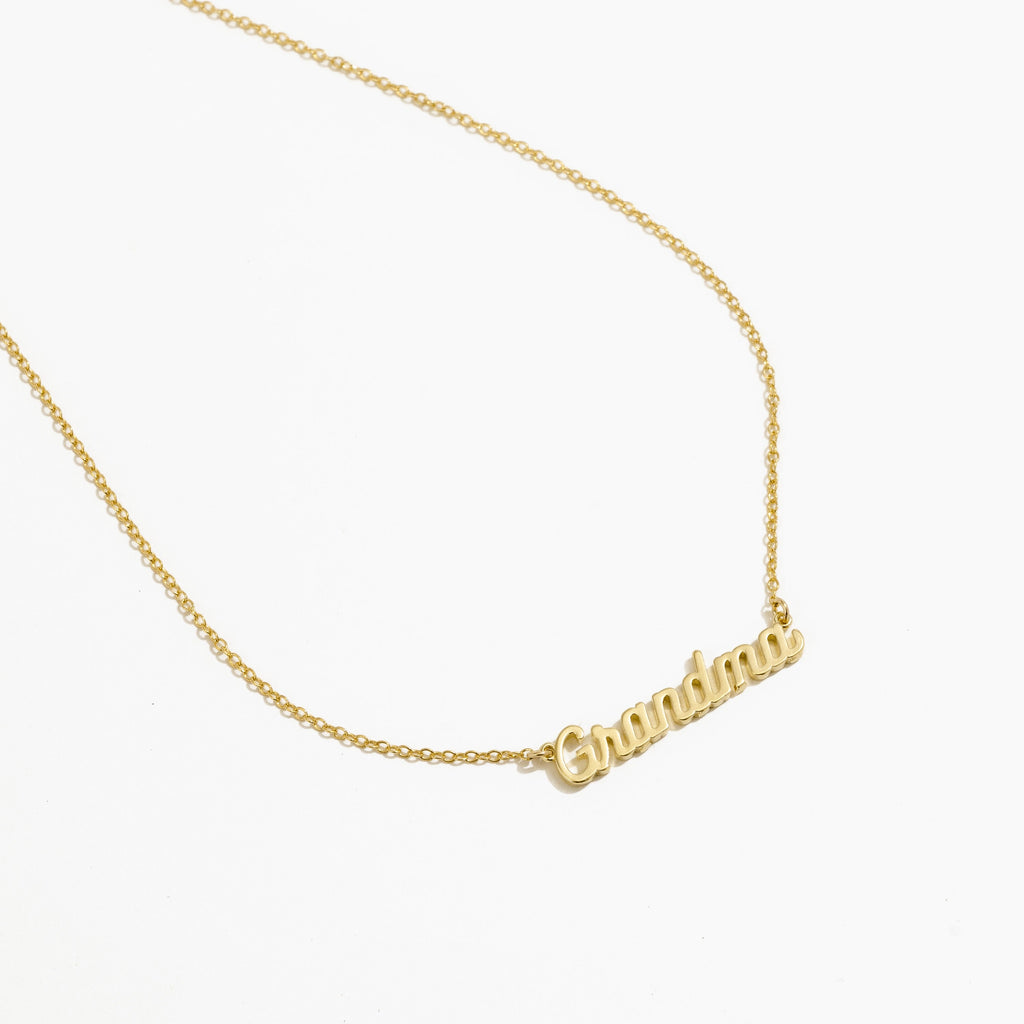 Grandma Necklace by Katie Dean Jewelry made in America