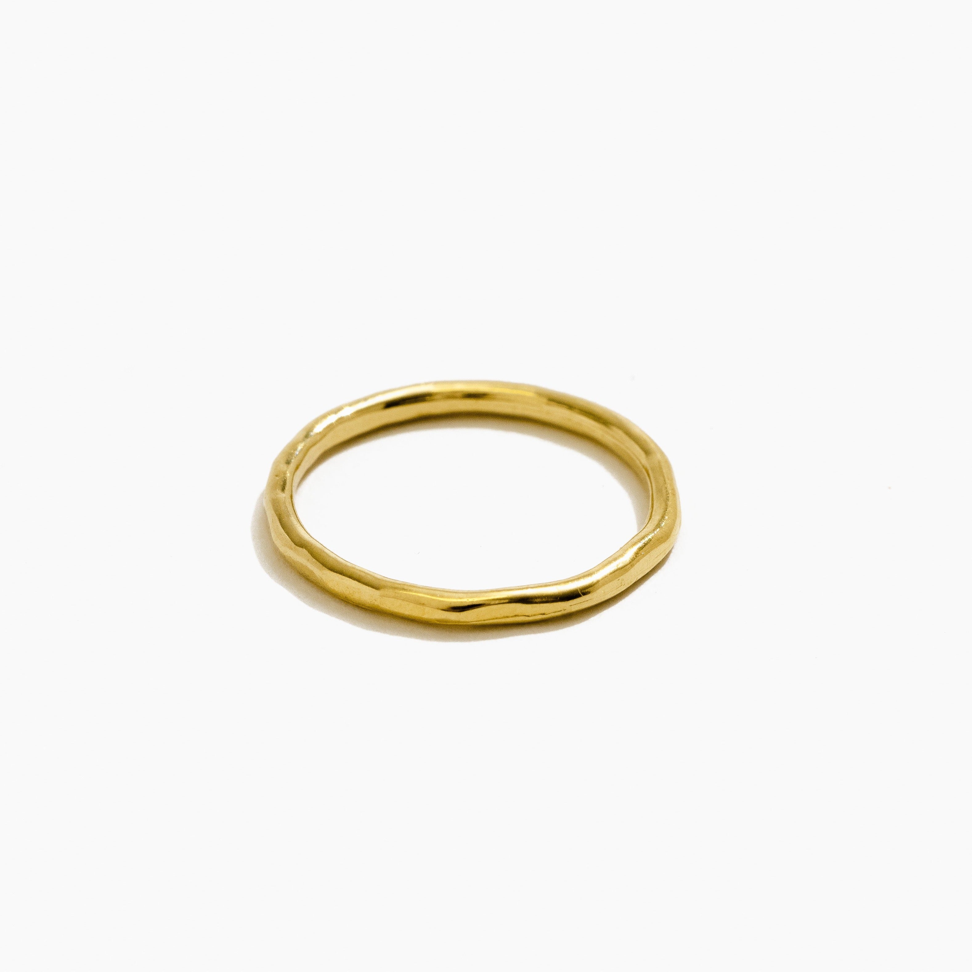 Hammered Band Ring by Katie Dean Jewelry made in America