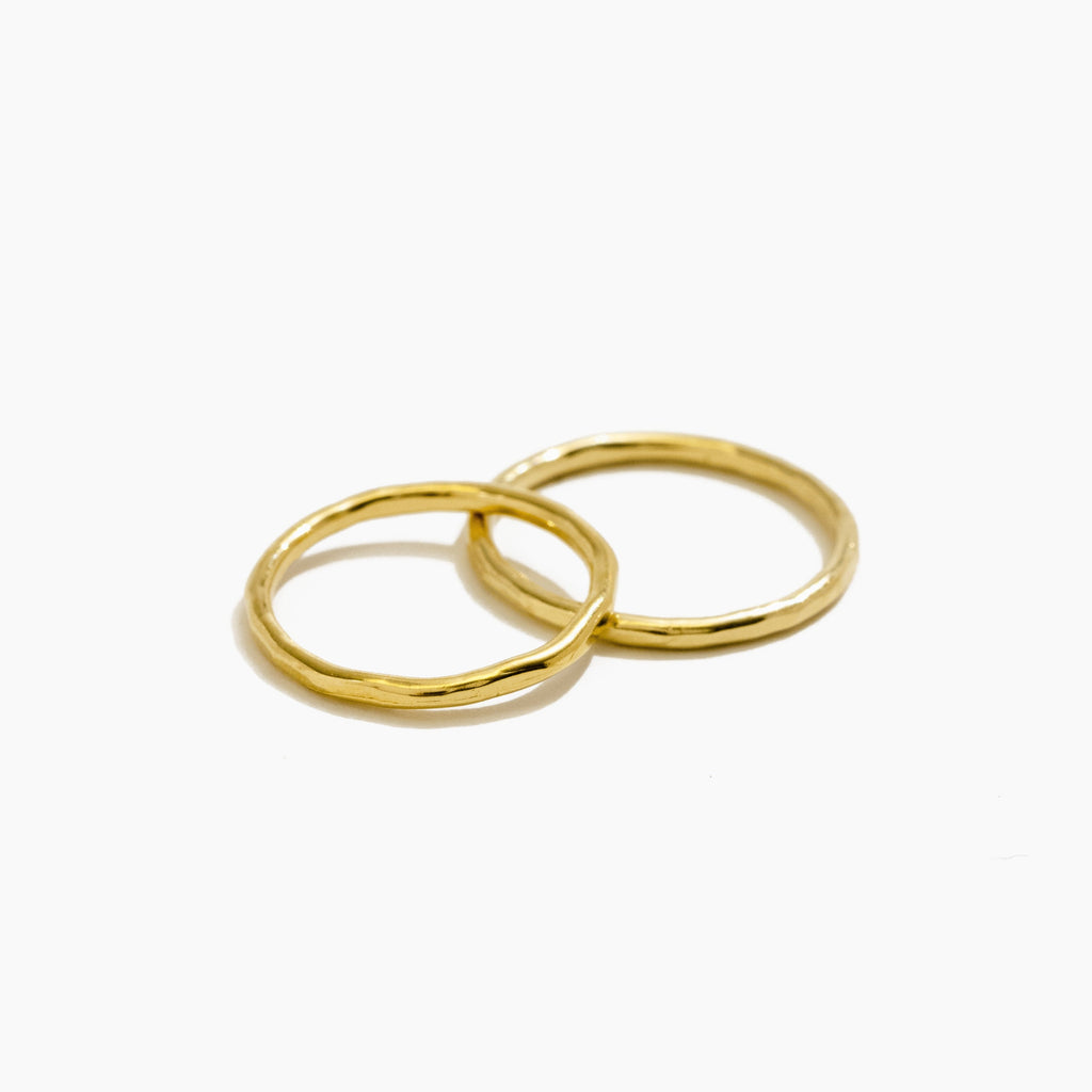 Hammered Band Ring by Katie Dean Jewelry made in America