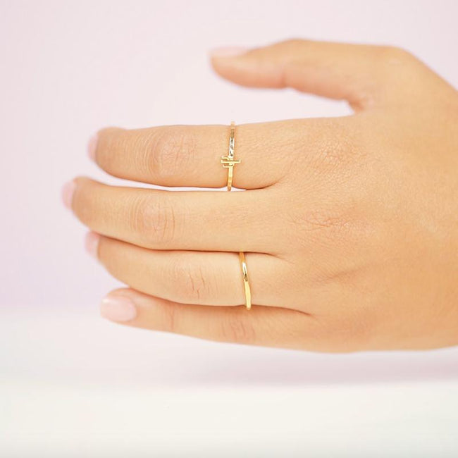 The Cactus Ring, giving you that Southwestern charm for your everyday look. Handmade in California by Katie Dean Jewelry.