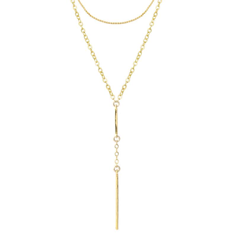 The Golden Necklace Set. Everyday is a golden day with this Necklace Set. Handmade in California by Katie Dean Jewelry.