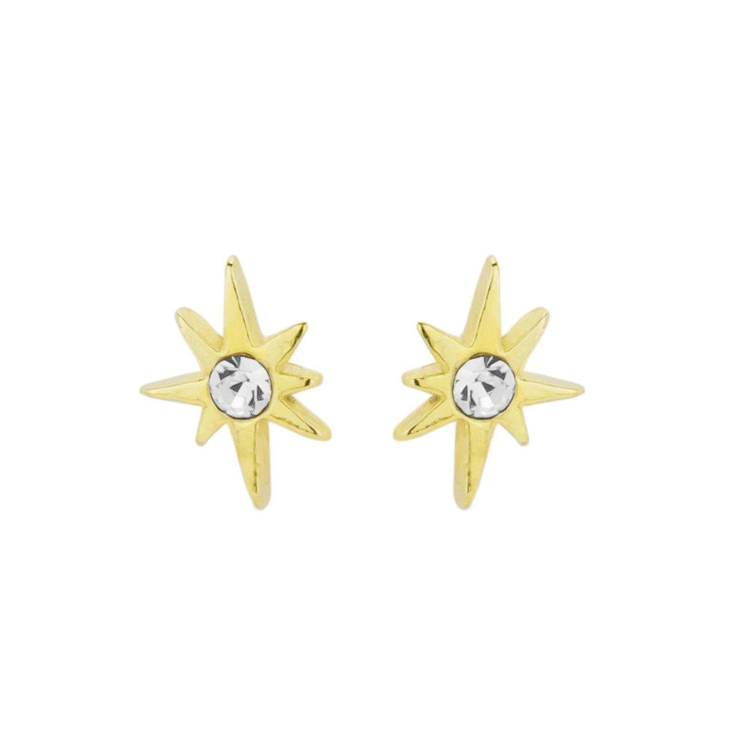 Star light star bright, first studs I see tonight!  Your wish is our command with these beautiful, dainty starburst stud earrings. Plus, they're a best seller. Handmade in California by Katie Dean Jewelry. Nickel free and hypoallergenic.