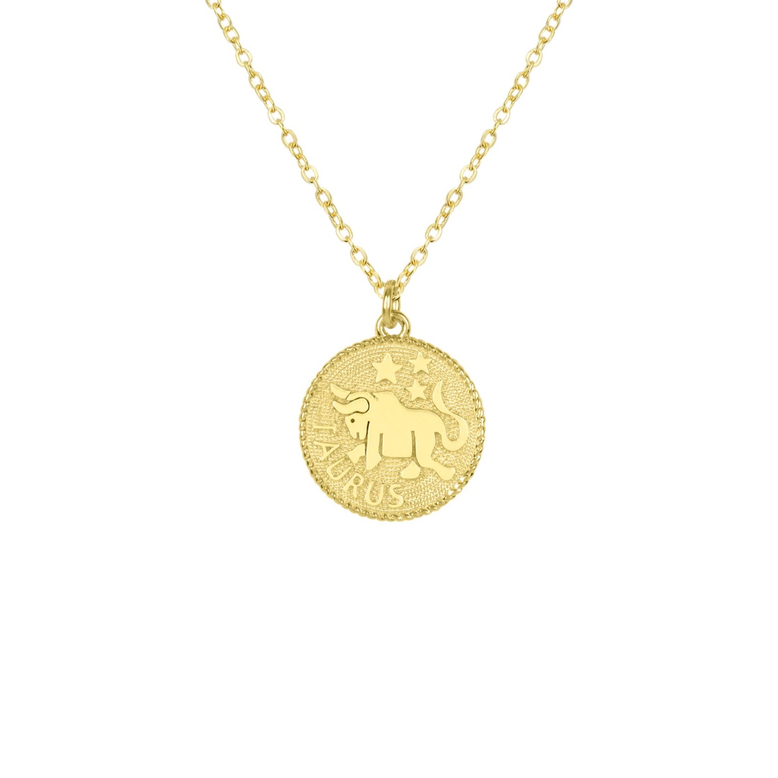 Taurus Zodiac Necklace_Apr 21-May 20_Katie Dean Jewelry_horoscope sign_Zodiac Collection, dainty handmade necklaces by Katie Dean Jewelry