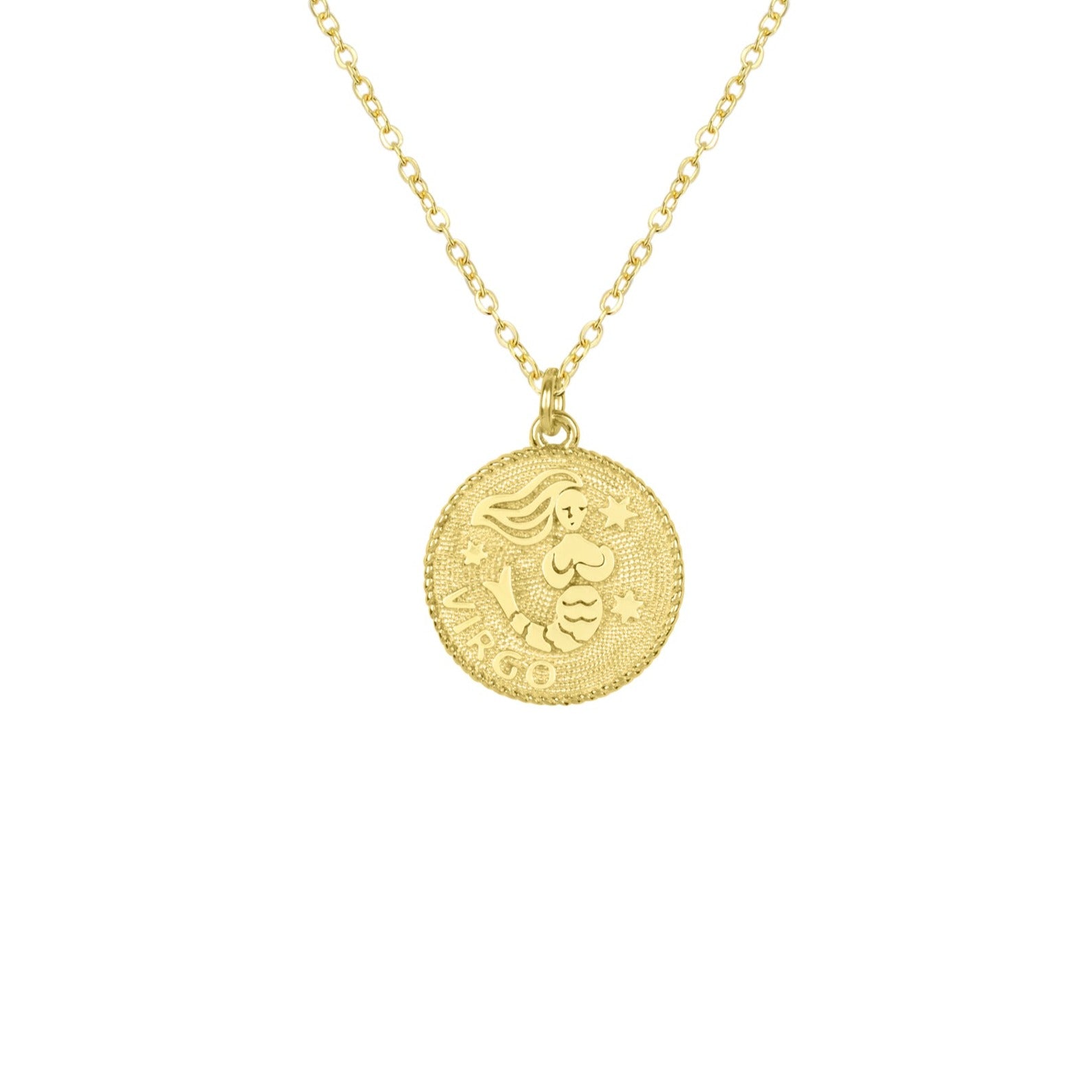 Virgo Zodiac Necklace_Aug 23-Sep 22_Katie Dean Jewelry_horoscope sign_Zodiac Collection, dainty handmade necklaces by Katie Dean Jewelry