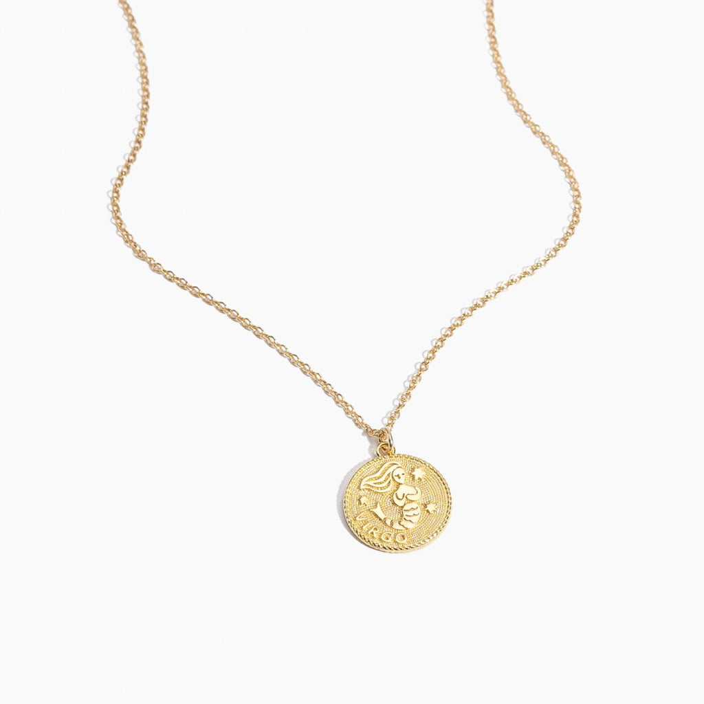 Virgo Zodiac Necklace_Katie Dean Jewelry