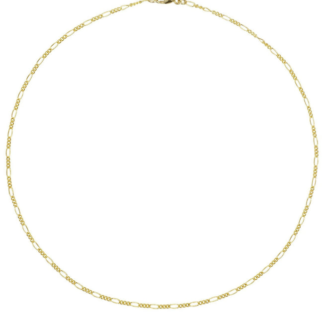 The Figaro Chain Choker Necklace. Easy, effortless, refined. We love our dainty chain necklaces. They can be worn on their own for a minimal look or layered with your other pieces for more of a statement.   Handmade in California by Katie Dean Jewelry.