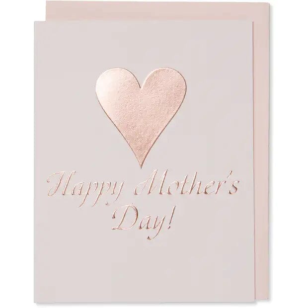 Happy mothers day gold foil card made in California by WowWords and sold by Katie Dean Jewelry